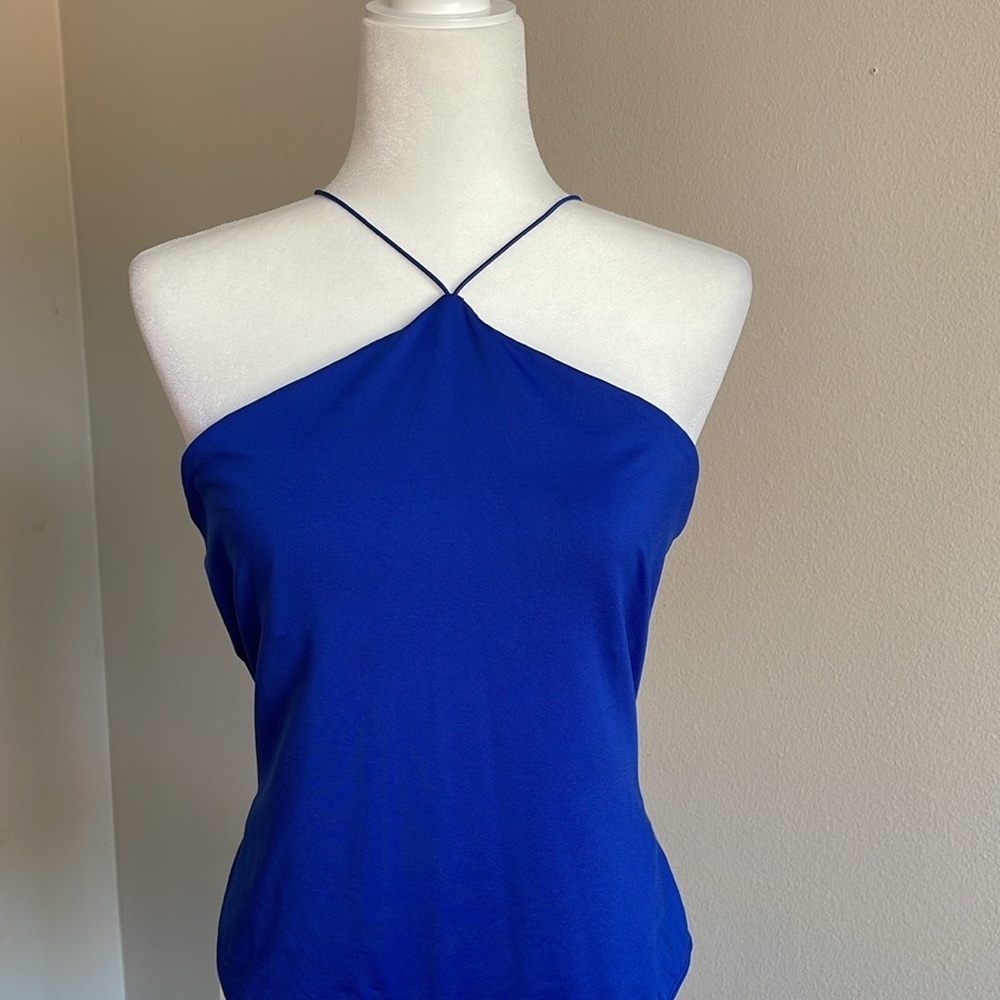 H&M Blue Halter Bodysuit Size XL